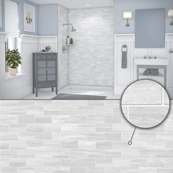 Slate Gray 3x6 – Jacob Showers and Baths St. Louis remodel
