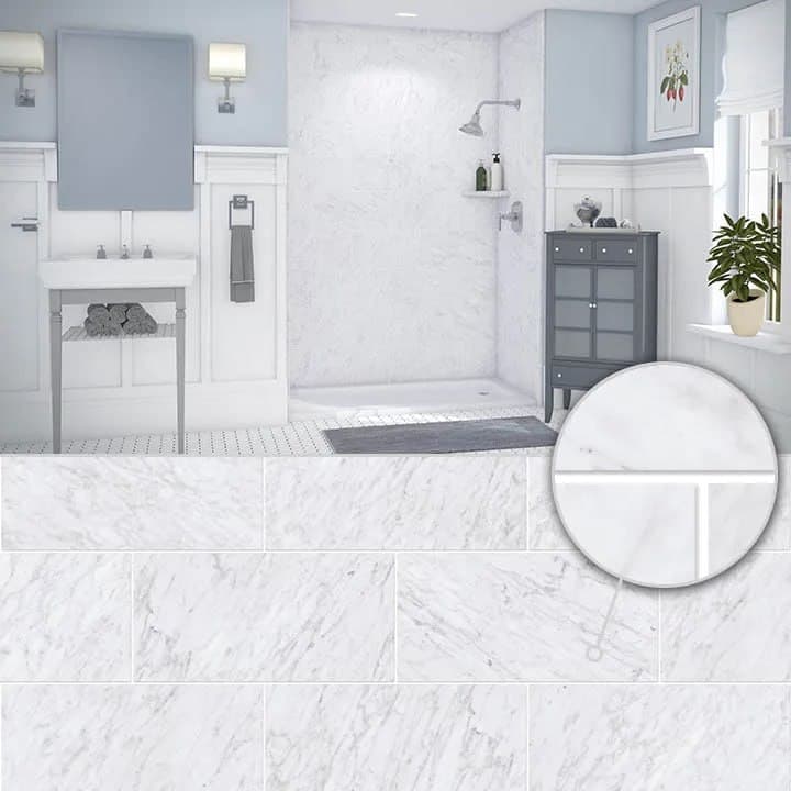 Frost shower wall color – Jacob Showers and Baths St. Louis