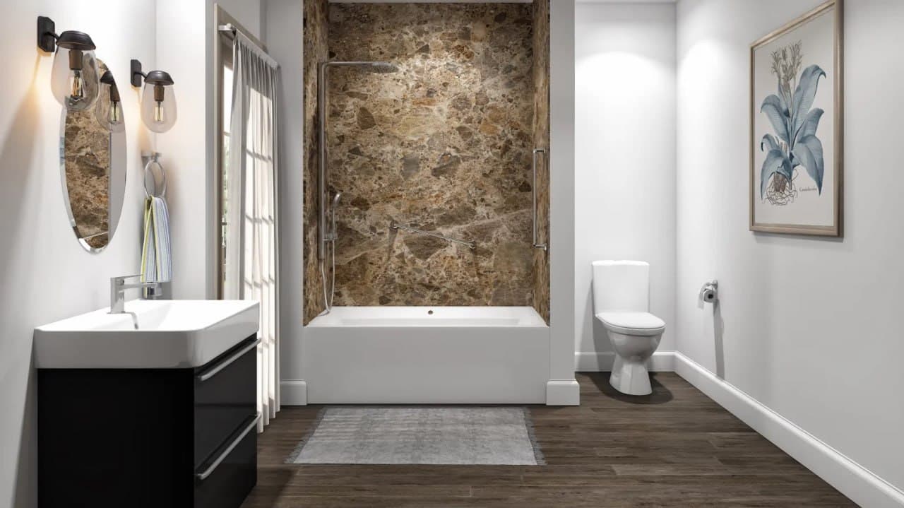 Tub-to-Shower Alternative – Jacob Showers and Baths bath remodeling St. Louis